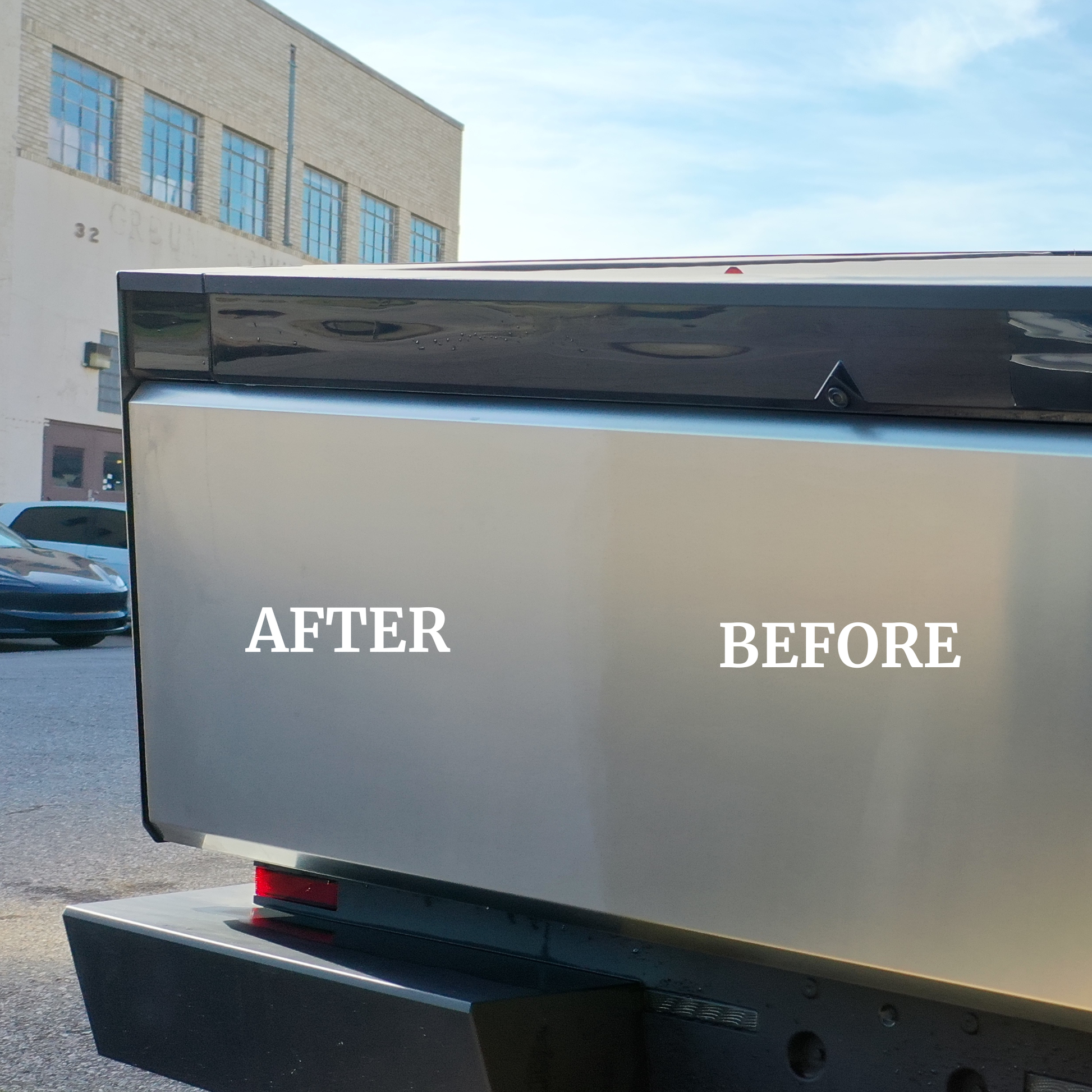 Cyberbrite De-Stain Solution for Tesla Cybertruck Exoskeleton