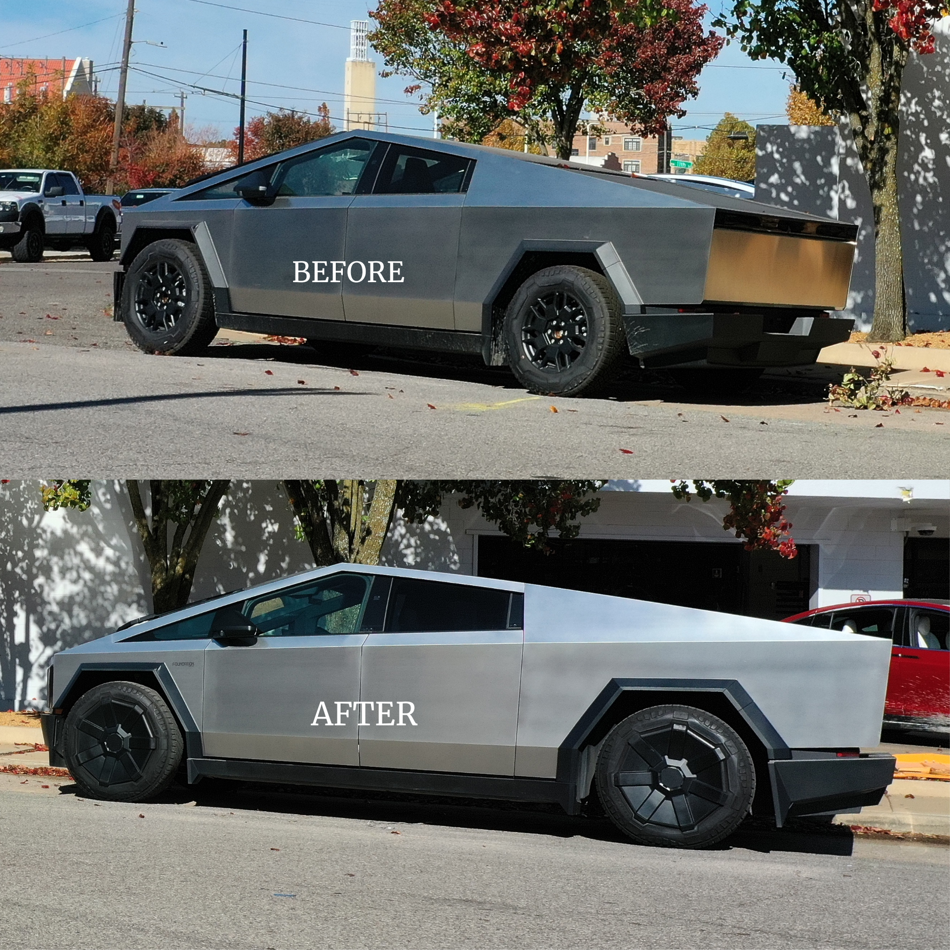 Cyberbrite De-Stain Solution for Tesla Cybertruck Exoskeleton