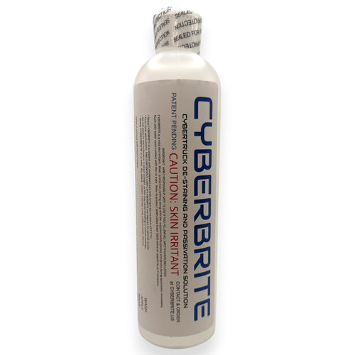 Cyberbrite De-Stain Solution for Tesla Cybertruck Exoskeleton